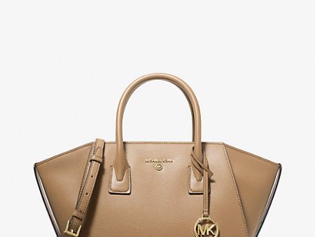 Avril Large Leather Top-Zip Satchel | 55458 Supply