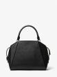 Cleo Medium Saffiano Leather Satchel Hot on Sale