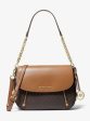 Bedford Legacy Medium Logo and Leather Shoulder Bag For Discount