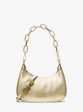 Cora Medium Metallic Leather Shoulder Bag Hot on Sale