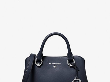 Edith Small Saffiano Leather Satchel Cheap