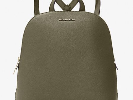 Cindy Large Saffiano Leather Backpack Cheap