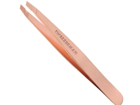 Tweezerman Studio Slant Tweezer Rose Gold For Sale