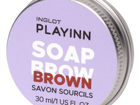 INGLOT Playinn Soap Brow - Brown 30ml Online