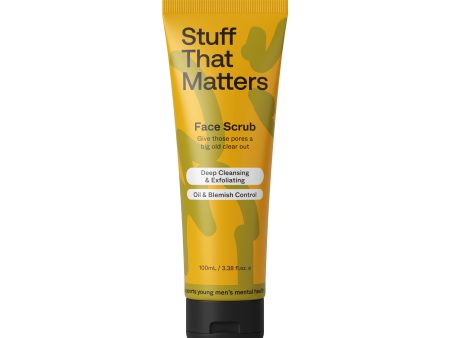 Stuff That Matters Men s Face Scrub - Deep Cleansing 100ml For Cheap