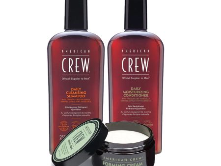 American Crew Forming Cream Hair & Styling Bundle Discount