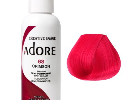 Adore Semi Permanent Hair Colour - Crimson 68 118ml Fashion