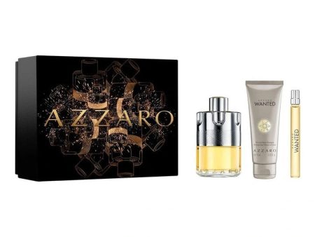 Azzaro Wanted EDT 100ml 3 Piece Gift Set Discount