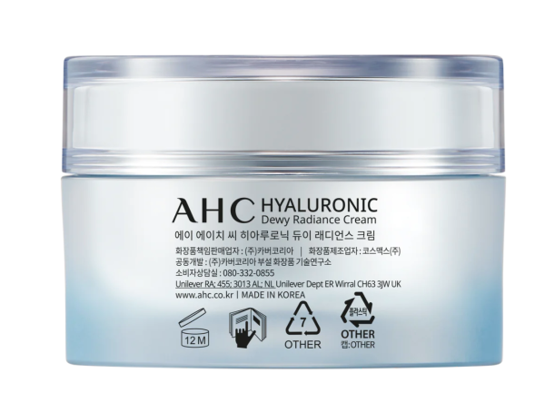 AHC Hyaluronic Dewy Radiance Cream 50ml Supply