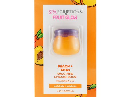 Spascriptions Peach & AHAs Lip Sugar Scrub 7.5ml Online now