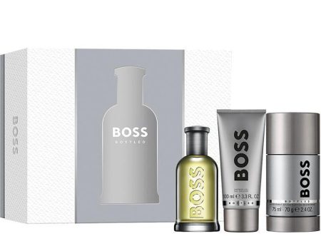 Hugo Boss Bottled EDT 100ml 3 Piece Gift Set Sale