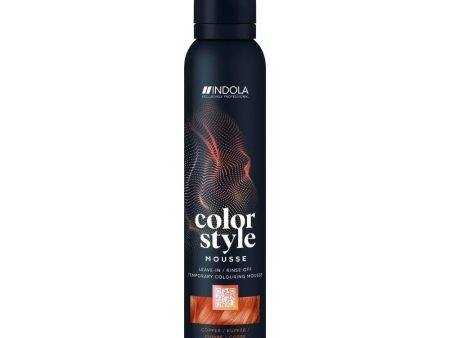 Indola Colour Style Mousse - Copper 200ml Discount