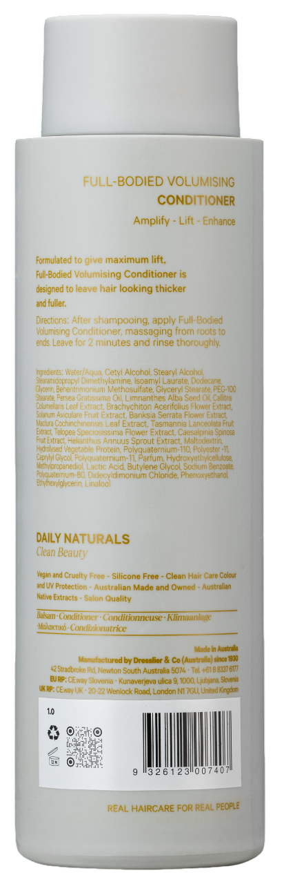 Daily Naturals Clean Beauty Full-Bodied Volumising Conditioner 275ml Fashion