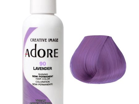 Adore Semi Permanent Hair Colour - Lavender 90 118ml Discount