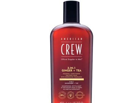 American Crew 3-in-1 Energizing Ginger + Tea 450ml For Discount