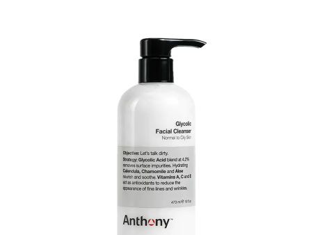 Anthony Glycolic Facial Cleanser 473ml For Cheap