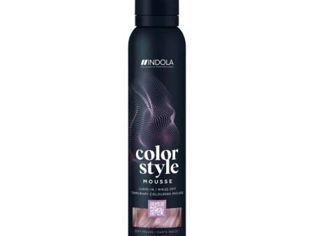 Indola Colour Style Mousse - Soft Mauve 200ml Sale