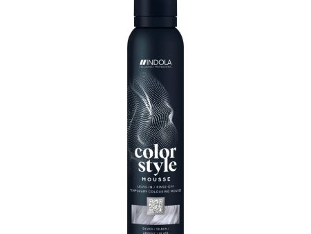 Indola Colour Style Mousse - Silver 200ml Hot on Sale