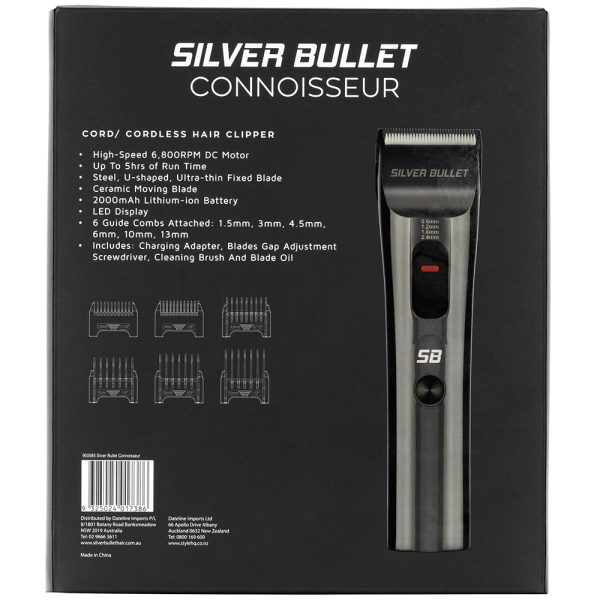 Silver Bullet Connoisseur Clipper Cord Cordless Fashion