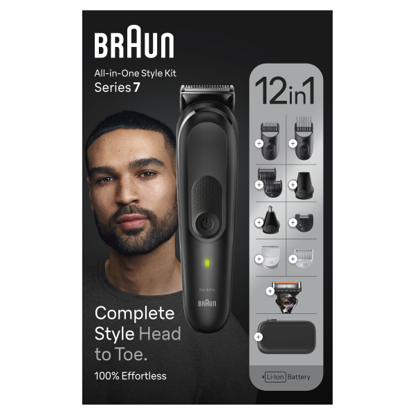 Braun Series 7 All-In-One Beard Hair Body Styling Kit MGK4760 Online