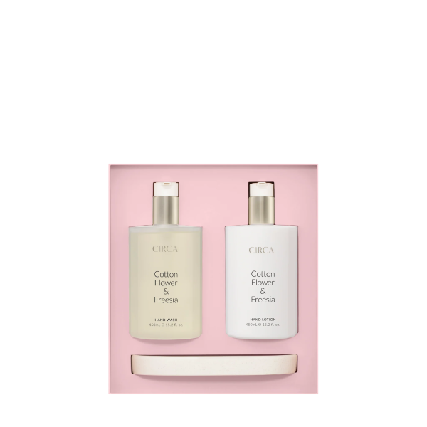 CIRCA Cotton Flower & Freesia Hand Care Duo Set 900ml Online now