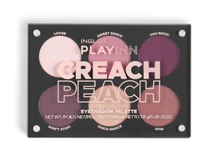 INGLOT Playinn Creach Peach Eyeshadow Palette Discount