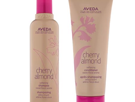 Aveda Cherry Almond Softening Shampoo and Conditioner Bundle Online now