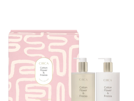 CIRCA Cotton Flower & Freesia Hand Care Duo Set 900ml Online now