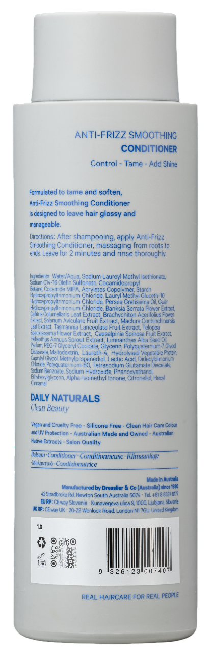 Daily Naturals Clean Beauty Anti-Frizz Smoothing Conditioner 275ml Cheap