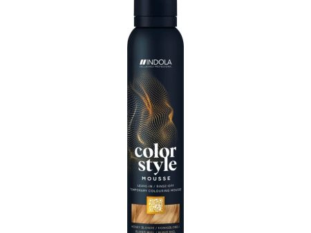 Indola Colour Style Mousse - Honey Blonde 200ml Online Sale