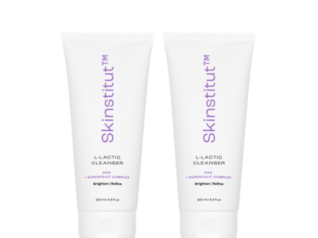 Skinstitut L-Lactic Cleanser 200ml Duo Bundle Online Hot Sale