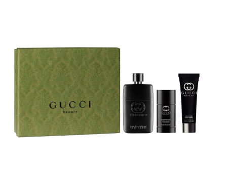 Gucci Guilty Pour Homme EDP 90ml 3 Piece Gift Set For Discount