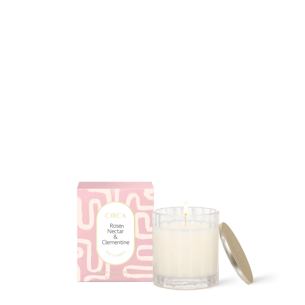 CIRCA Rose Nectar & Clementine Mini Soy Candle 60g Hot on Sale