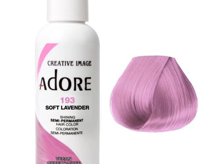 Adore Semi Permanent Hair Colour - Soft Lavender 193 118ml Fashion