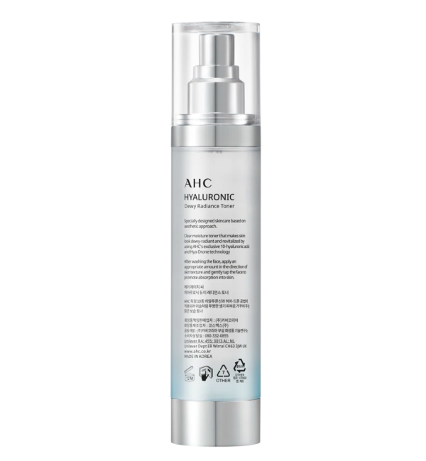 AHC Hyaluronic Dewy Radiance Toner 100ml Online now