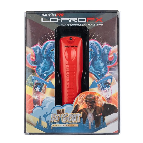 BaBylissPRO LoPROFX Hair Clipper Red on Sale