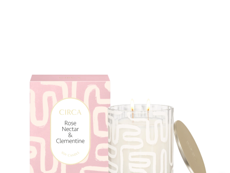 CIRCA Rose Nectar & Clementine Classic Soy Candle 350g For Discount