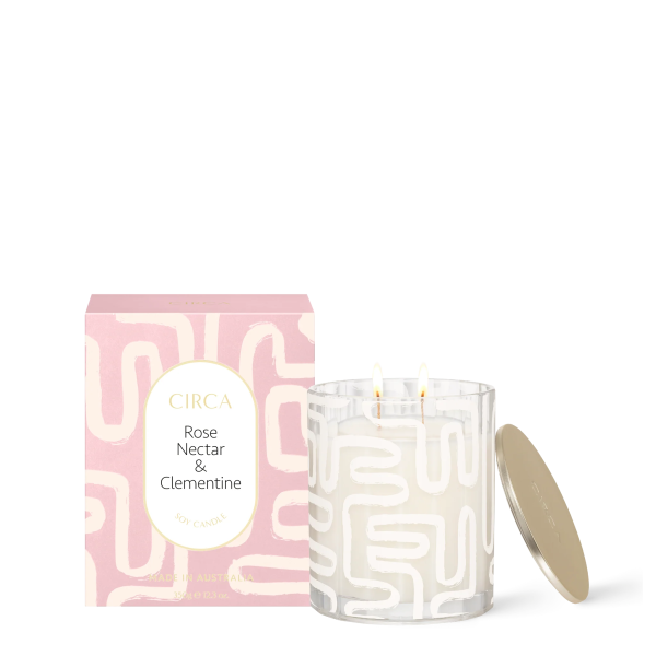 CIRCA Rose Nectar & Clementine Classic Soy Candle 350g For Discount