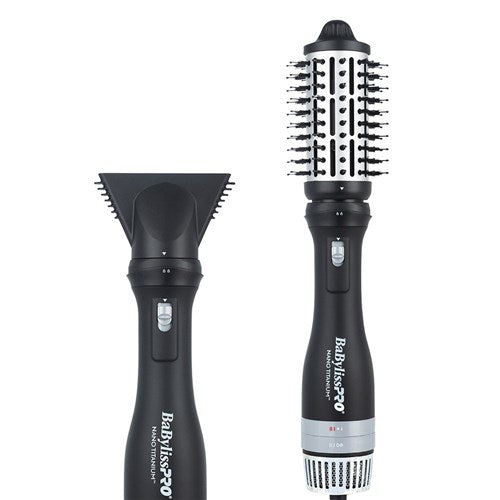 BaBylissPRO Nano Titanium Detachable 2 In 1 Hot Air Brush and Dryer For Cheap