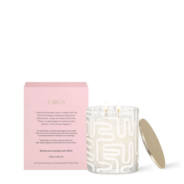 CIRCA Rose Nectar & Clementine Classic Soy Candle 350g For Discount