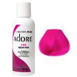 Adore Semi Permanent Hair Colour - Neon Pink 140 118ml Hot on Sale