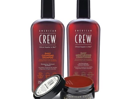 American Crew Boost Powder Hair & Styling Bundle Hot on Sale