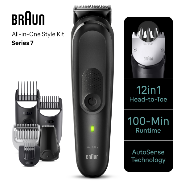 Braun Series 7 All-In-One Beard Hair Body Styling Kit MGK4760 Online