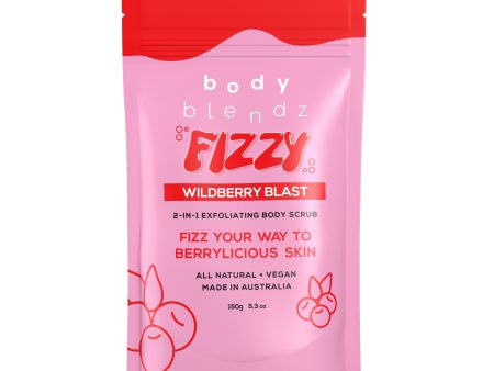 Body Blendz Wild Berry Blast Fizzy Scrub 150g Supply