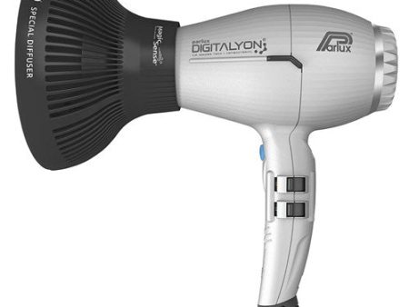 Parlux DigitAlyon Hair Dryer And Diffuser Silver Fashion