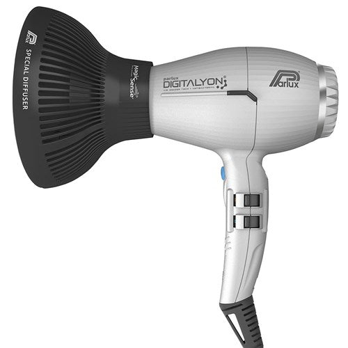 Parlux DigitAlyon Hair Dryer And Diffuser Silver Fashion