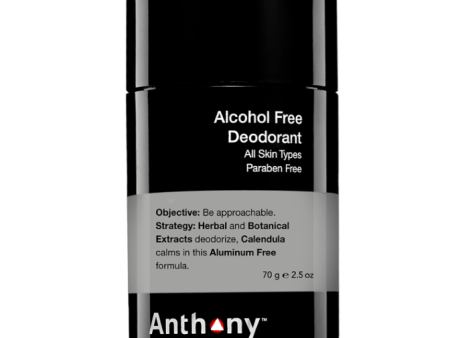 Anthony Deodorant Alcohol Free 70g Cheap