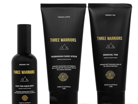 Three Warriors Tanning Essentials Trio Fashion