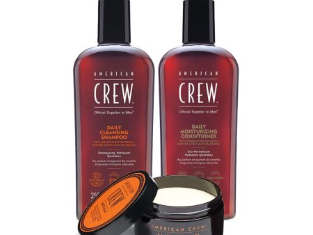 American Crew Matte Clay Hair & Styling Bundle Sale