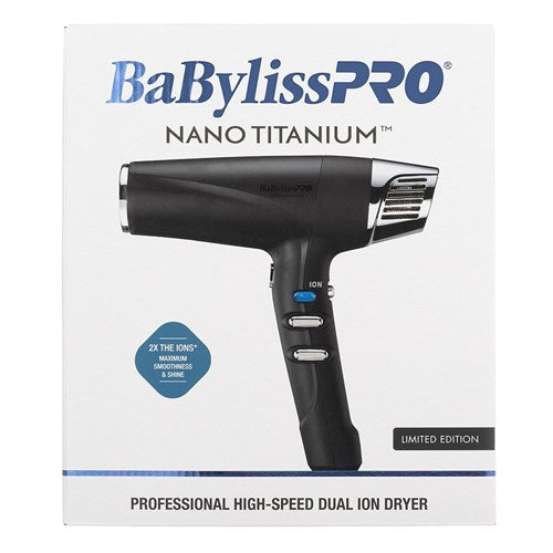 BaBylissPRO Nano Titanium Dual Ionic Hair Dryer Fashion